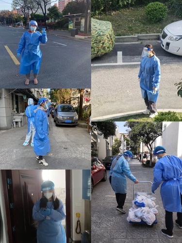 科学学所党员下沉一线参与社区抗疫工作2